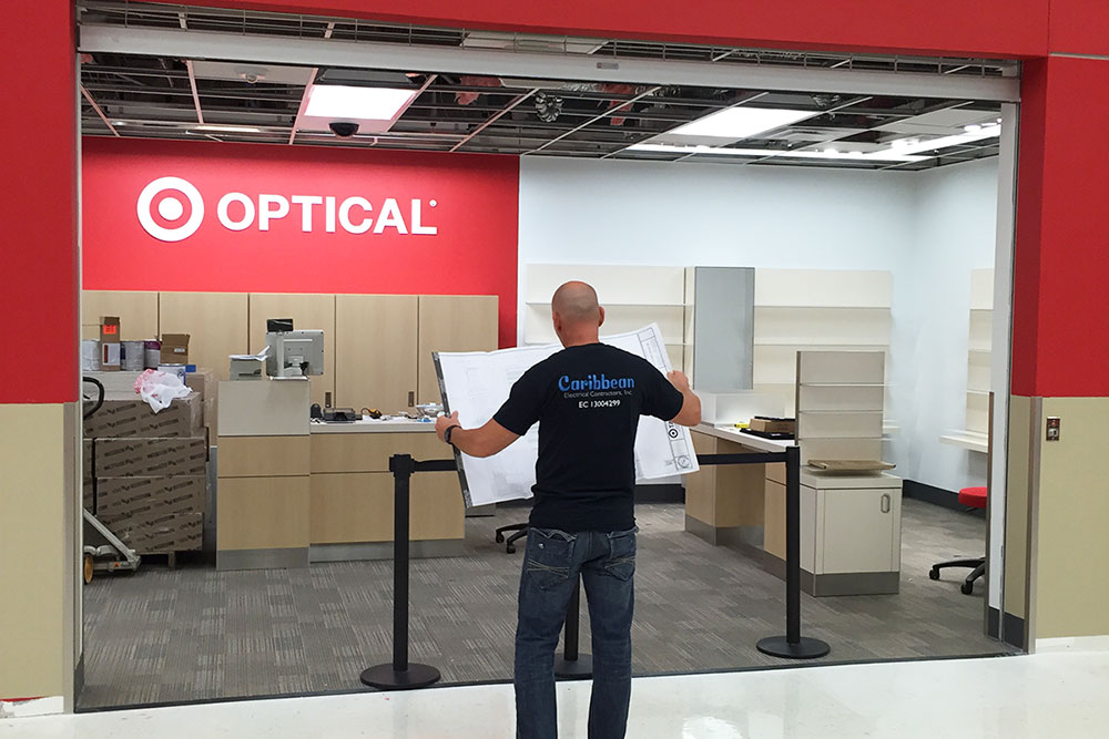 Electrical Project at Target Optical